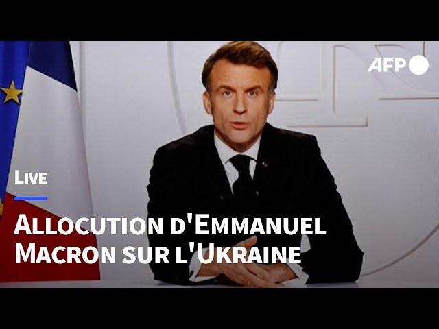  LIVE - Emmanuel Macron s'adresse aux Français sur l'Ukraine et la défense européenne