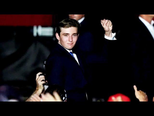 Barron Trump Arrives at NYU for 1st Day of College