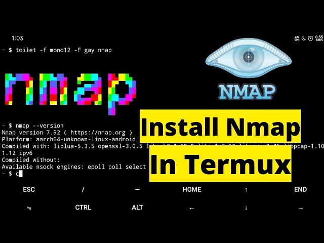 Nmap in Termux | How To Install nmap in Termux | nmap course | Termux