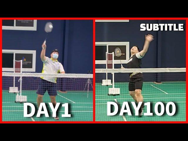 Amazing Change in 100 Days of Badminton