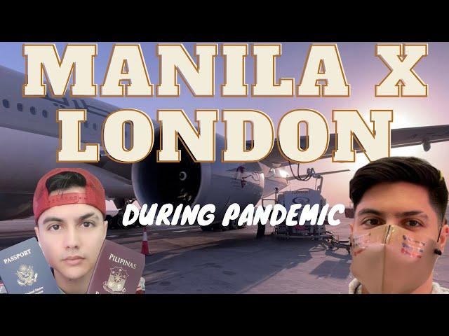 FLYING DURING A PANDEMIC! MANILA TO LONDON | Jon Timmons