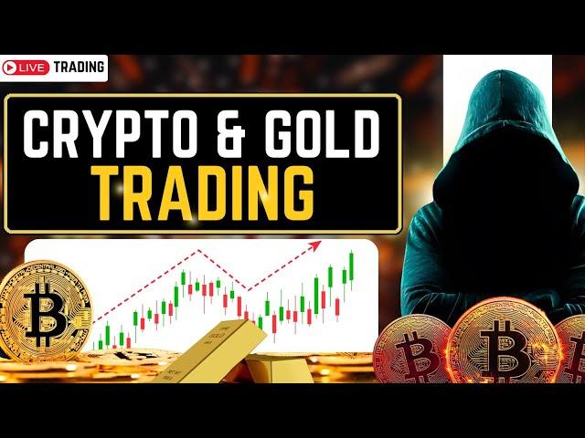 13 FEB Crypto Live Trading , Bitcoin live trading #bitcoin #gold #ethereum #cryptolive