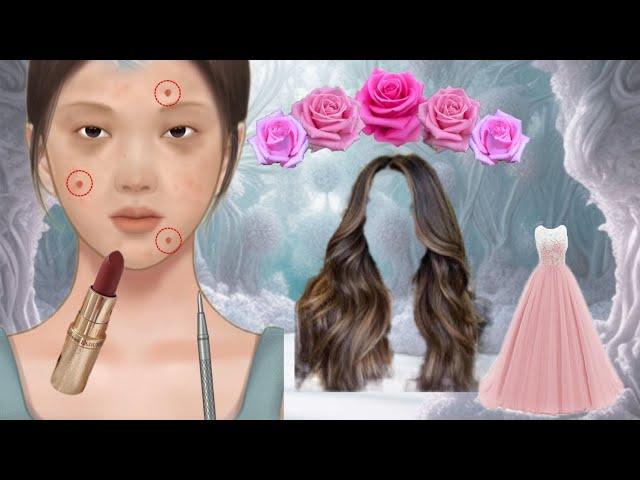 "ASMR Beauty Routine: Animated Makeup Magic"#asmr #animation