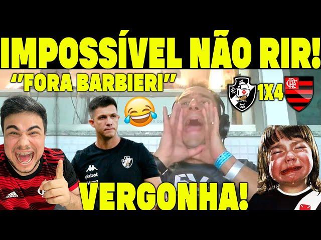 IMPOSSÍVEL NÃO RIR HAHA! REAÇÕES VASCAÍNAS DO ATROPELO DO FLAMENGO NO VASCO!