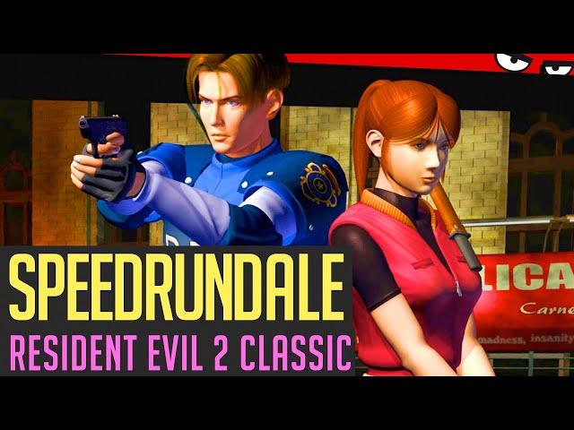 RESIDENT EVIL 2 CLASSIC (Leon Any%) Speedrun in 1:01:31 von Andreas | Speedrundale