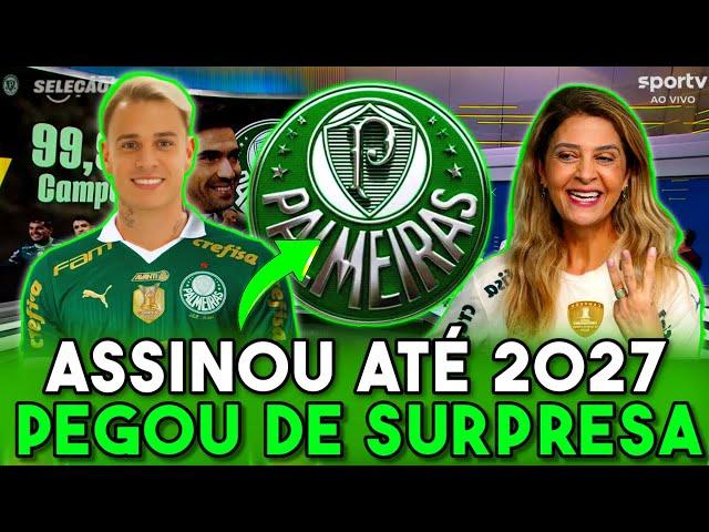 BOMBA! PODE COMEMORAR! FECHOU TUDO! O MAIOR REFORÇO CHEGANDO! ÚLTIMAS NOTÍCIAS DO PALMEIRAS HOJE!