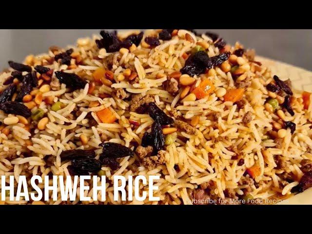 Hashweh Lebanese Rice | Hashweh Rice Recipe | Hashweh Recipe