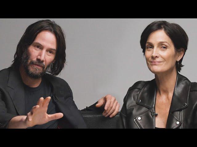 Keanu Reeves and Carrie-Anne Moss on making The Matrix Awakens with Epic Games