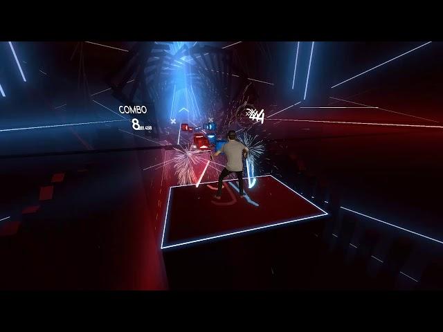 Beat Saber | RUSH E | Mixed Reality Gameplay