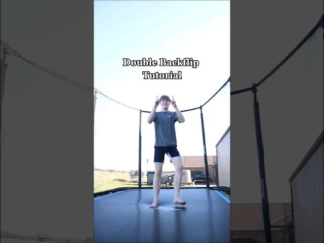 Double Backflip TUTORIAL #flips #shorts #viral