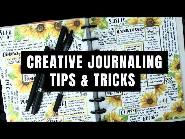 7 Tips for Writing in a Creative Journal - Happy Planner Decorative Journaling for Beginners