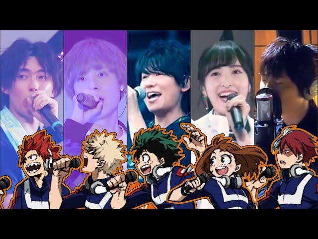 My Hero Academia Voice Actors Singing Live PART 2