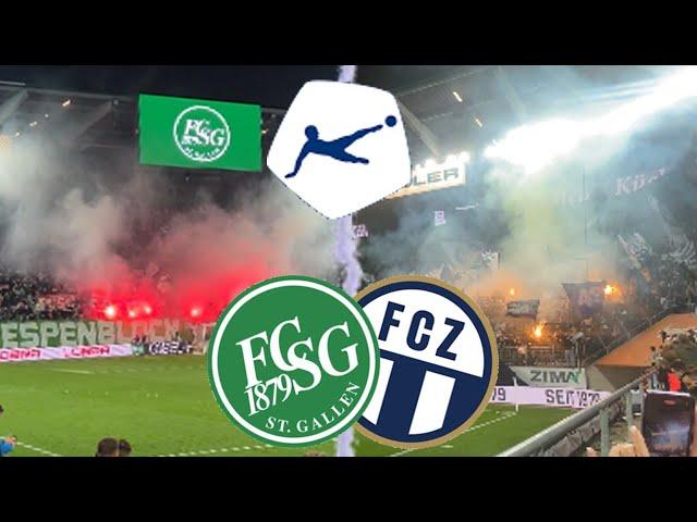 FC St.Gallen vs FC Zürich - Stadionvlog | DEBAKEL IN ST.GALLEN| FC ST.GALLEN ÜBERROLLT DEN FCZ!?