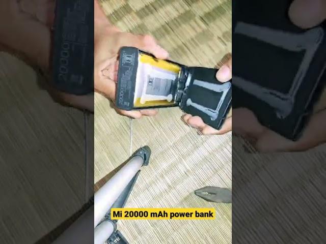 20000mAh power bank opening||mi 20000mAh power bank#shorts