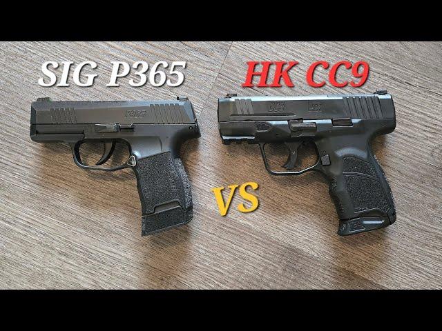 HK CC9 VS SIG P365-Table Top Review