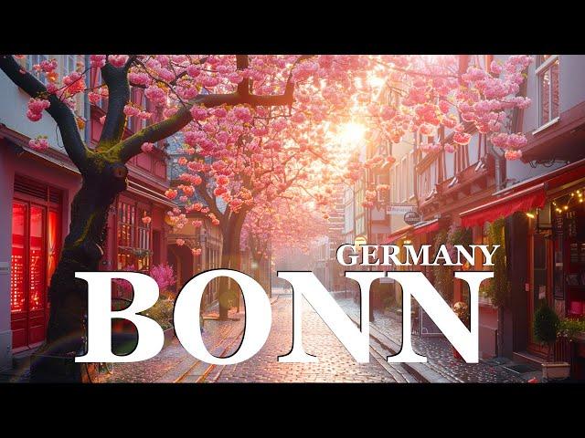 Bonn Germany walking Tour ; Blossoms  ,virtual walk 