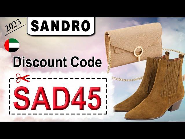 How Can you Use Sandro Store Coupon Code (SAD45) for 2023?