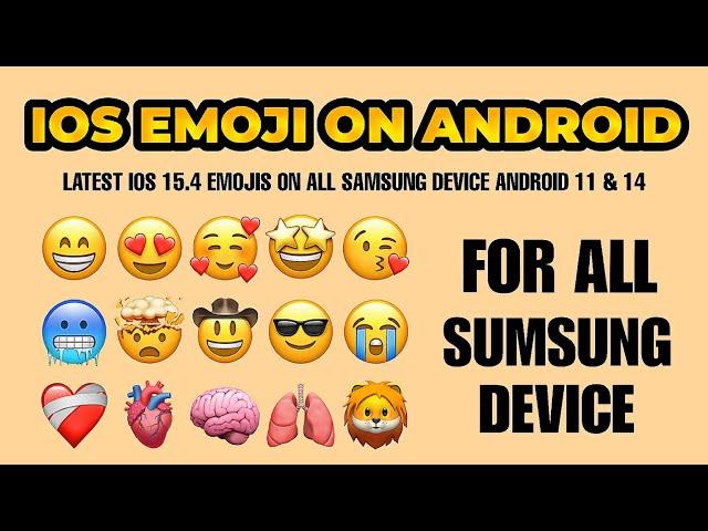 iOS Emojis On Android Samsung | iOS 15.4 EMOJIS on Samsung 