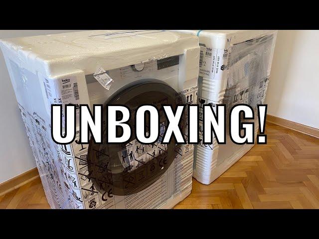 New Beko washer & dryer UNBOXING!