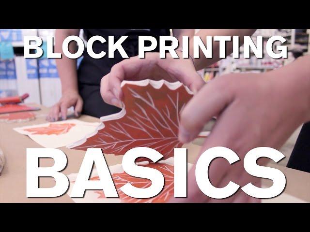 How To: Block Printing Basics featuring Julia Dilworth & Sharilyn Kuehnel