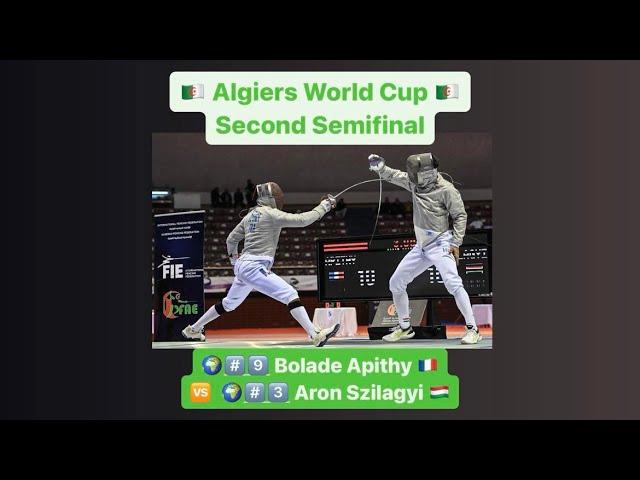 Algiers World Cup 2023 SMS - L4 - Bolade Apithy FRA v Aron Szilagyi HUN