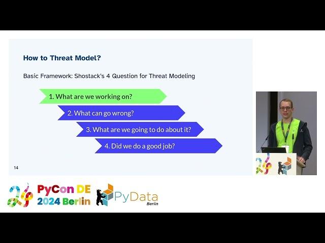Better safe than sorry: Threat Modeling for Python Developers [PyCon DE & PyData Berlin 2024]
