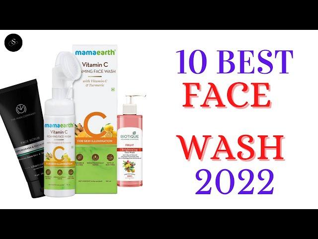 TOP 10 FACE WASH FOR INDIAN BOYS AND MEN | BEST FACE WASH TO REMOVE PIMPLES | BEST FACE WASH 2022