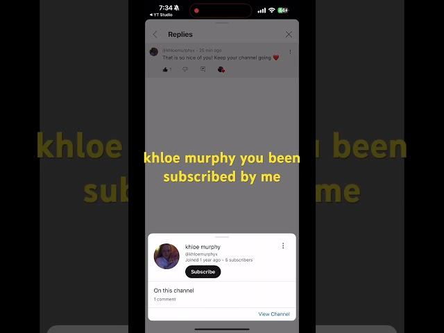 You been subscribed by Harold Zheng khloe murphy