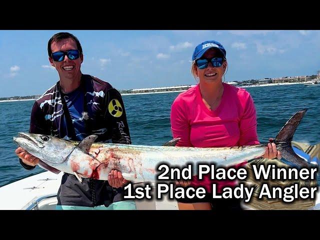 2nd Place and 1st Place Lady Angler in the 2023 Old School Kingfish Shootout!