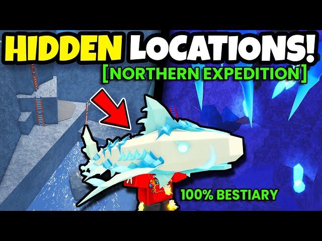 HIDDEN FISHING SPOTS In NORTHERN EXPEDITION On FISCH Roblox!