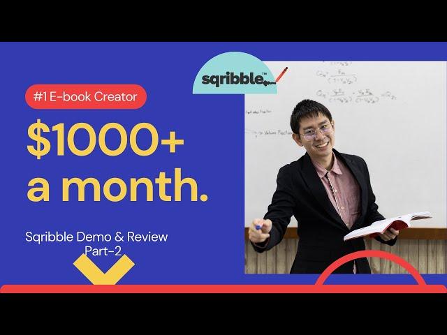 Make $1000 a Month From Your Home With This Amazing Software. Sqribble Demo & Review, P-2