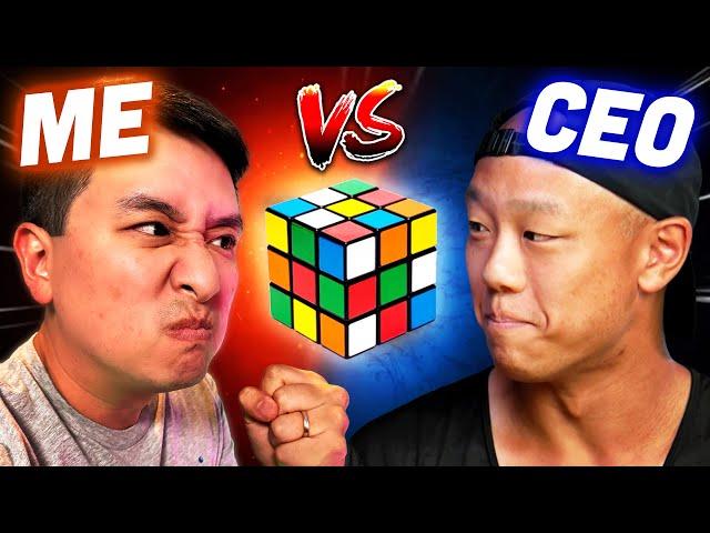 I Challenged My Boss to a CUBE BATTLE 