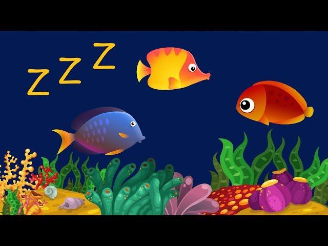 Música Para Bebê Dormir com Relaxante Som de Água   Animação com Peixes