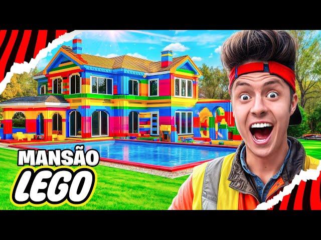 QUEM CONSTRUIR A MELHOR MANSÃO GIGANTE DE LEGO, VENCE!