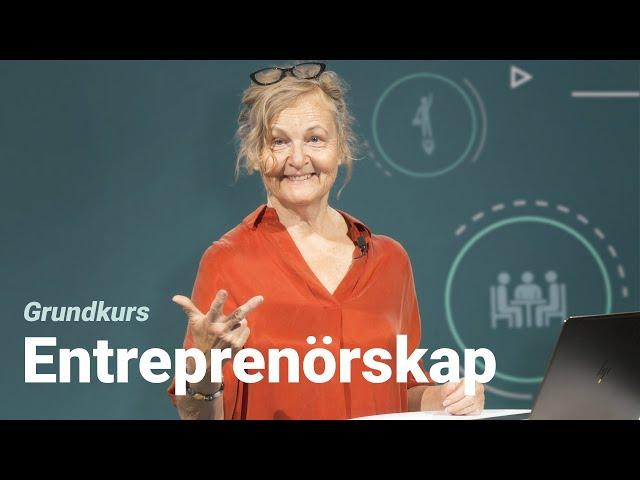 Entreprenörskap - Grundkurs | Onlineutbildning