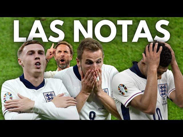 LAS NOTAS DE INGLATERRA EN LA EUROCOPA 2024