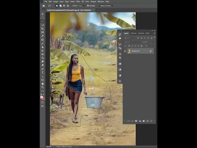Remove People in 15 Seconds with Photoshop! #shorts #photoshop