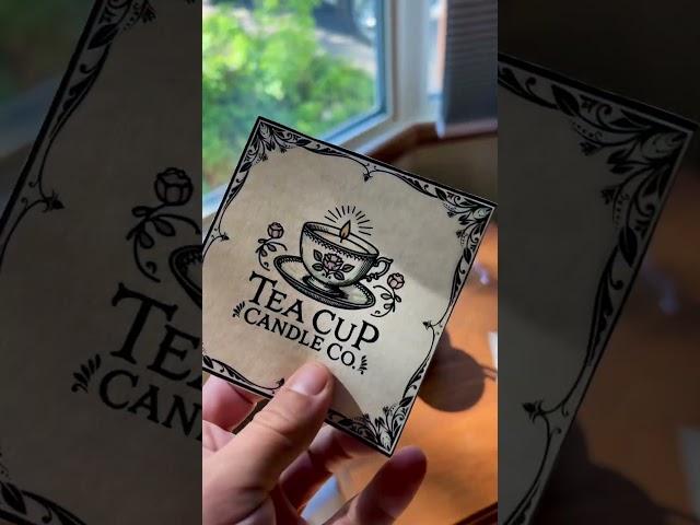 Teacup of the Day: Meet Tiger Lilly Glow! #wpg #candle #teacupcandle #manitoba #vintage