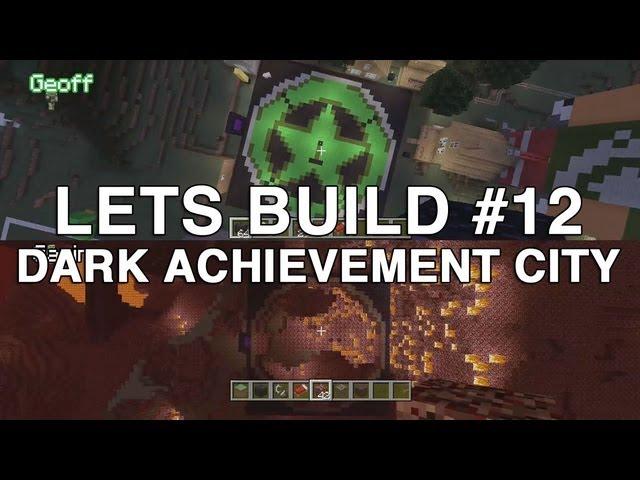 Let's Build in Minecraft - Dark Achievement City (Part 1)