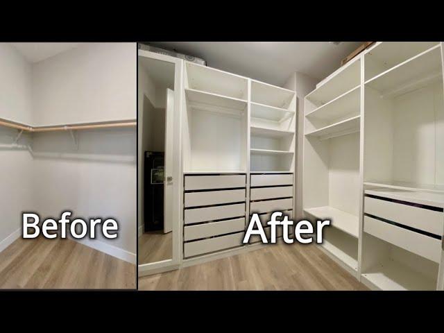 DIY IKEA Pax系列Walk-in Closet衣帽间