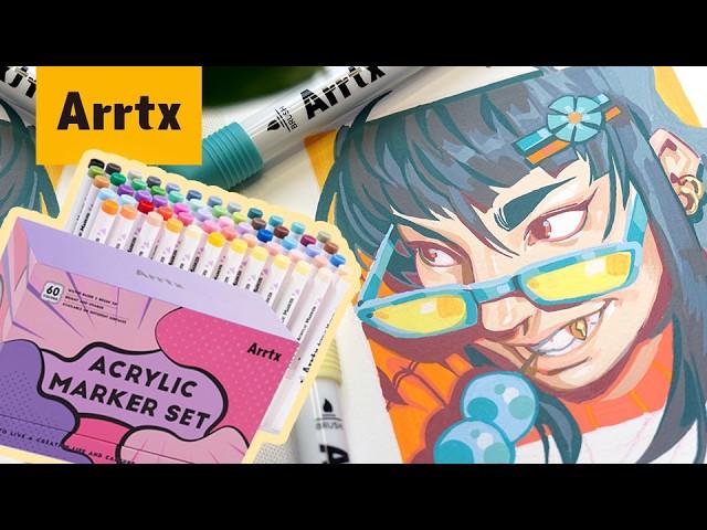 ARRTX Acrylic Markers! ️ HONEST REVIEW ️