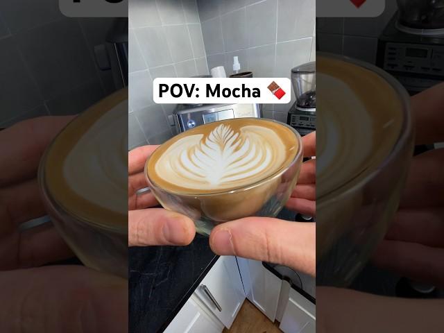 POV: Easy Mocha Latte  at Home #espresso #coffee #asmr #latte