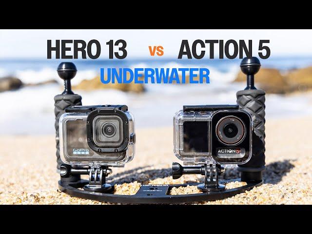 DJI Osmo Action 5 Pro vs GoPro Hero13 - Comparison for Underwater Video