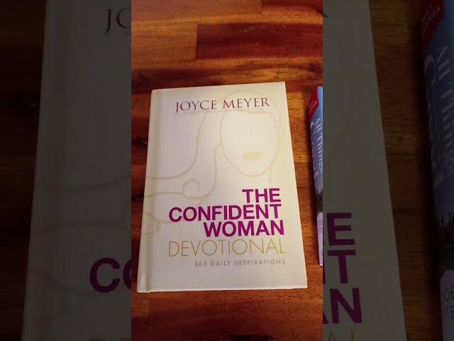 Devotional books by Joel Osteen and Joyce Meyer