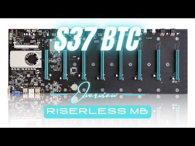 S37 BTC - Riserless MINING Motherboard - Power Consumption TEST