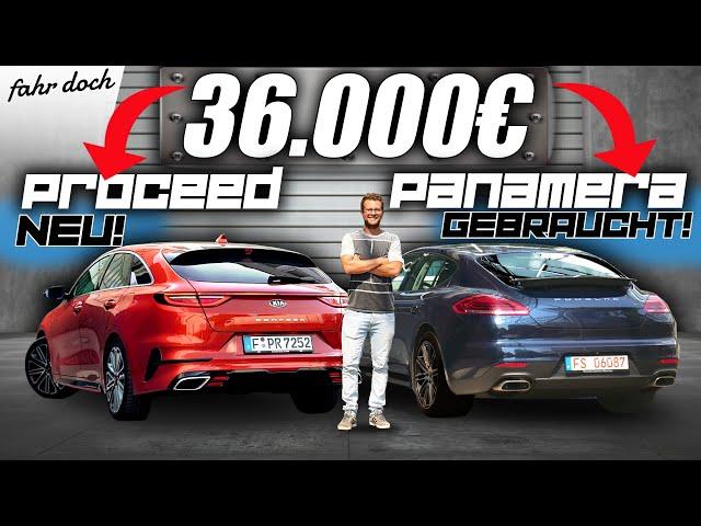 NEU oder GEBRAUCHT? Kia ProCeed GT vs Porsche Panamera 4 2013 | REVIEW | Fahr doch