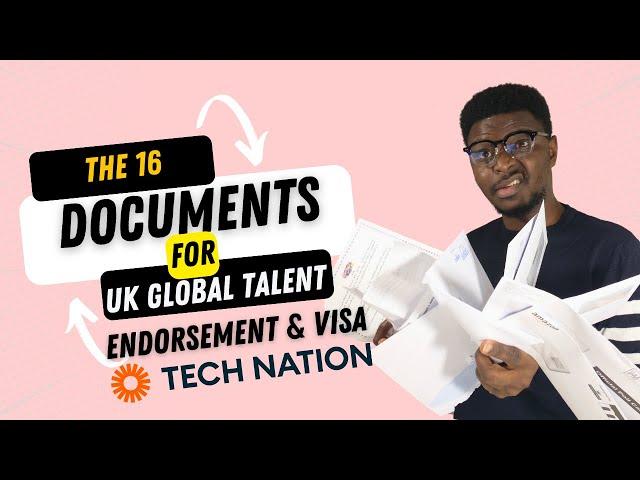 See the 16 UK TechNation Documents You Need to Apply for Global Talent Visa