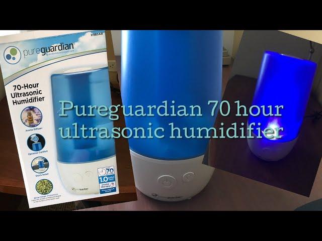 unboxing pureguardian humidifier