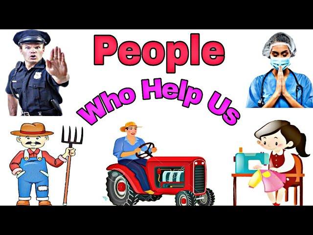 People Who Help Us || EVS Topic Grade 1 || Kidos Edu Point