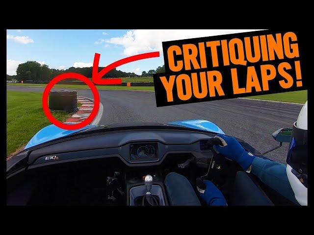 Critiquing your Driving! How to find the limit at Oulton Park